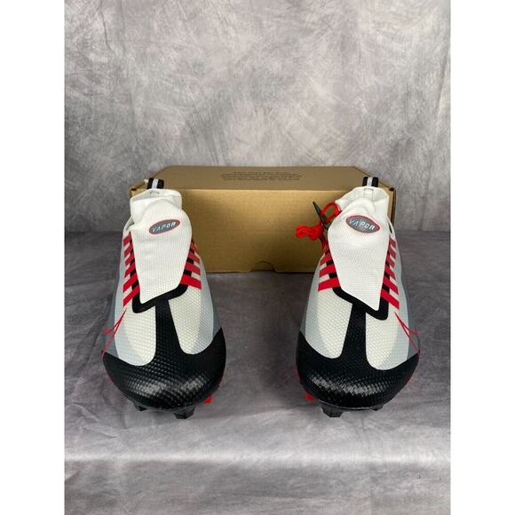 Nike Vapor Edge Pro 360 Football Cleats DQ3670-061 Red-Gray New Men's Size 16 - Picture 2 of 6